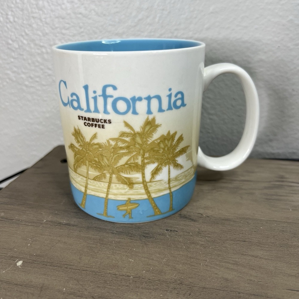 Starbucks California Pacific Coast Global Icon Series Coffee‎ Tea Mug Cup 16oz